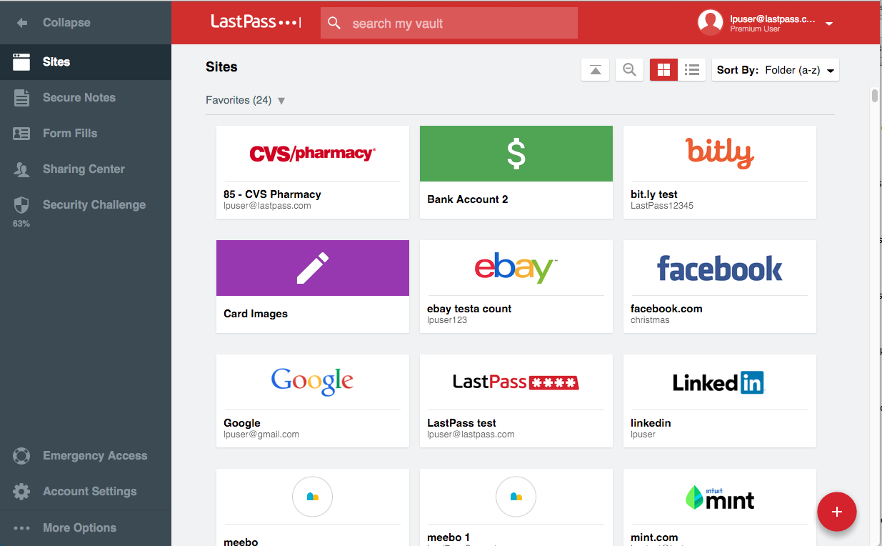 lastpass screenshot