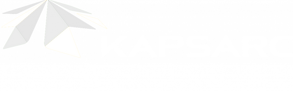 logo Kapsarc bianco